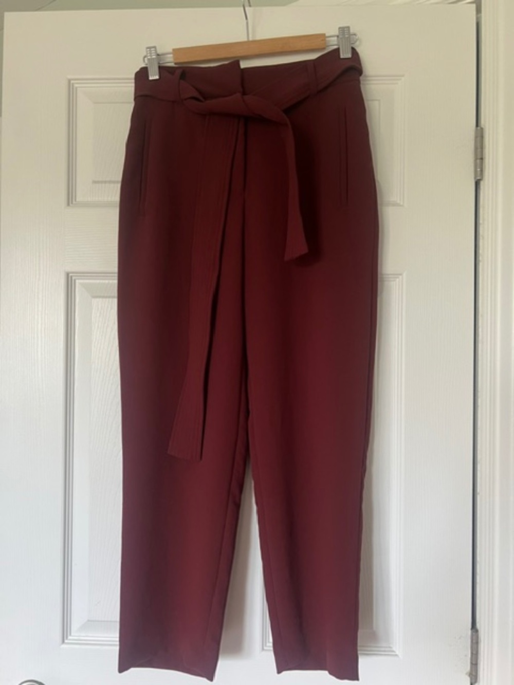 Aritzia Tie Front Trouser Pants